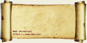 Negovanka Ćurković vizit kartica